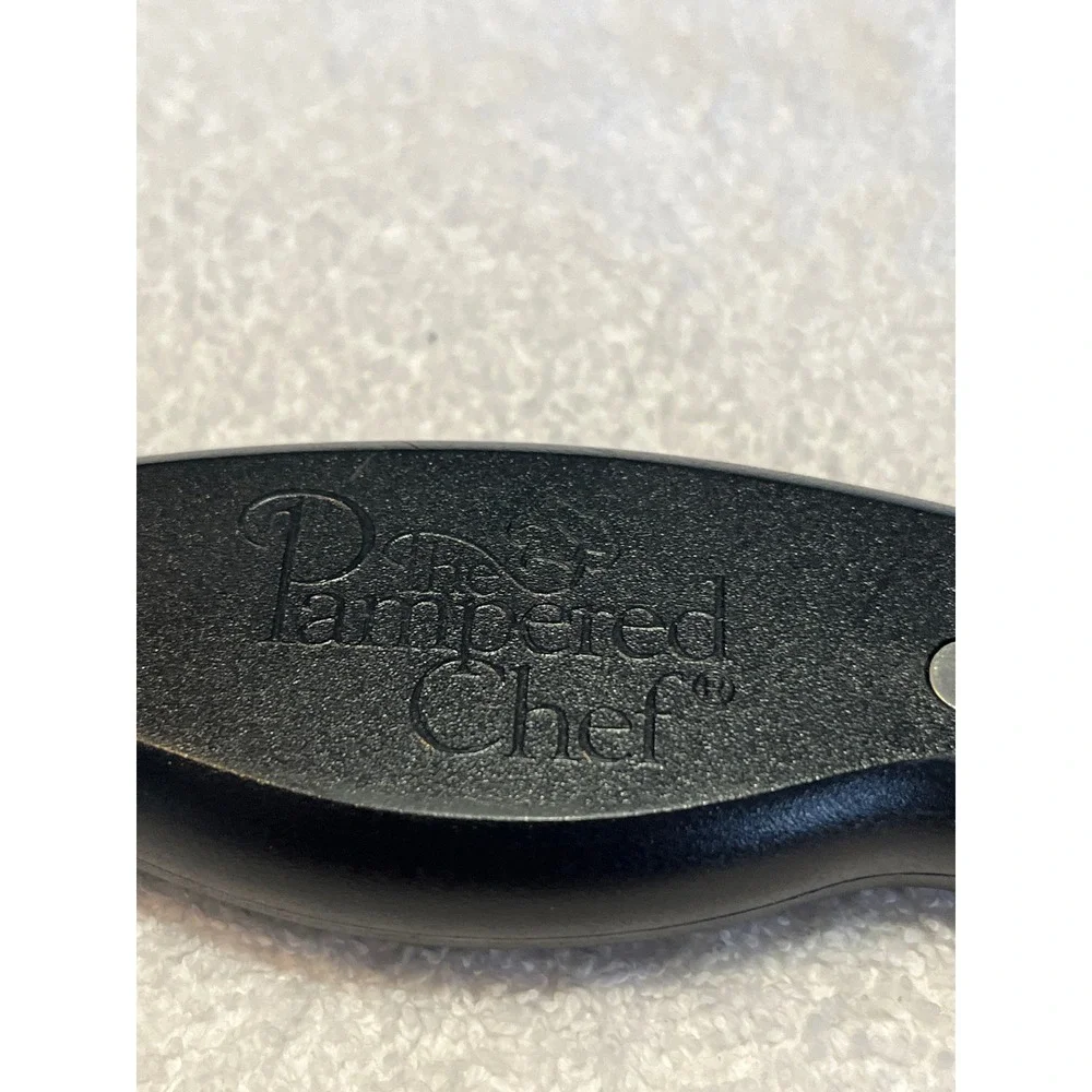 Pampered Chef Crinkle Cutter Stainless Steel Wavy Blade Vegetable Slicer 1089